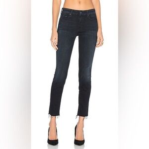 MOTHER The Looker Ankle Fray Skinny Jeans Hey, Good Lookin’ Denim Casual Size 29